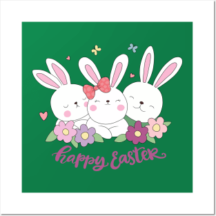 Easter Bunnies Posters and Art